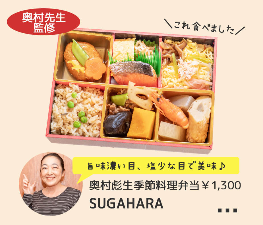 奥村彪生季節料理弁当